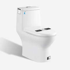 [Rangos] Bồn cầu vệ sinh bằng sứ một khối RG-8056S