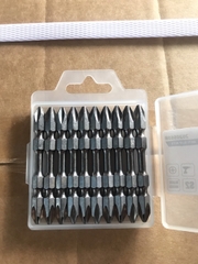 [Senka] Mũi bắn vít PH2 vật liệu S2 Taiwan NICKEL ĐEN 65MM