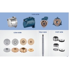 Bơm giếng DongYin 1.0-3.0HP-220V-0.75-2.2kW