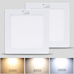 Đèn LED ốp trần LN08 170x170/12W 6500K SS