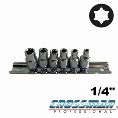 [Crossman] Bộ đầu típ 1/4" - 6 món  87-041