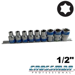 [Crossman] Bộ đầu típ 1/2" - 9 món 87-059