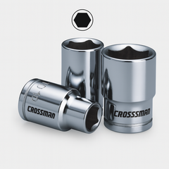 [Crossman] Đầu típ 1/4" - ngắn (Trắng)