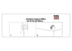 [DUHAL] Đèn Led Chiếu Điểm 5W (SDIB801)