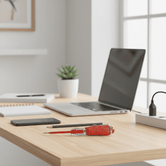 Bút thử điện Điện Quang ĐQ ETP03 R ( 2 đầu vít, 160 mm, màu đỏ )