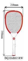 Vợt muỗi Điện Quang ĐQ EMR02 WR (Trắng - đỏ)