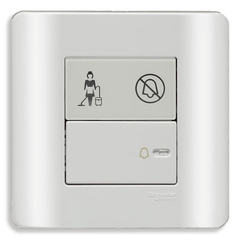 Schneider Zencelo Bộ công tắc chuông “Không làm phiền”,”Xin dọn phòng” E8431BPDM