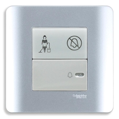 Schneider Zencelo Bộ công tắc chuông “Không làm phiền”,”Xin dọn phòng” E8431BPDM