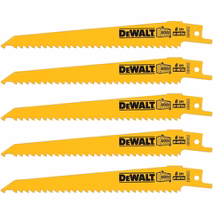Lưỡi cưa kiếm đa năng (cắt gỗ, gỗ có đinh) 6"6TP DEWALT DW4802