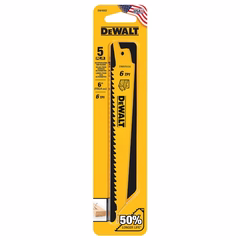 Lưỡi cưa kiếm đa năng (cắt gỗ, gỗ có đinh) 6"6TP DEWALT DW4802