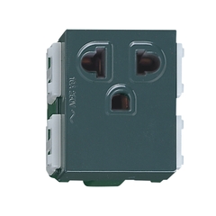 [Panasonic] Ổ cắm đơn có màn che và dây nối đất 16A 250V~