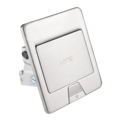 Ổ cắm âm sàn vuông MPE màu xám bạc F2A-60