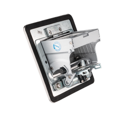 Ổ cắm âm sàn vuông MPE màu xám bạc F2A-60