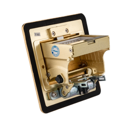 Ổ cắm âm sàn vuông MPE màu vàng F2Y-60