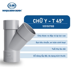 [Bình Minh] Chữ Y - T45 độ