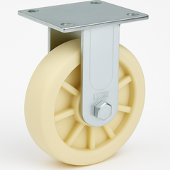 [Bánh xe Huy Hoàng] Bánh xe Nylon càng Inox Trắng