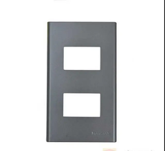 [Panasonic] Refina - Mặt dành cho 2 thiết bị WEV68020MH màu xám ánh kim