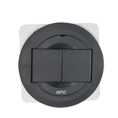 Ổ cắm âm bàn 3 lỗ tròn bằng nhựa (bao gồm đế) MPE FGP