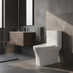 [Hafele] Bồn cầu 1-Khối Kobe 405x650x695 588.79.406