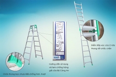 Thang nhôm gấp Nikawa NKY-8C