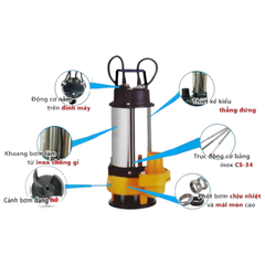 Bơm chìm WS-Series E cánh hở – Bơm nước có cặn bùn hiệu quả cho công trình - DONGYIN