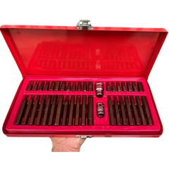 [Santa] Bộ lục giác 40 món (Thép S2 nâu)