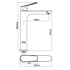 [Hafele] VÒI LAVABO VIGOR II 240 589.15.185