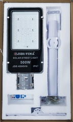 Đèn Đường 500W Năng Lượng Mặt Trời JDE-6500VN Tấm Pin Mono JIDI-VINA