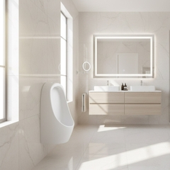 KPT-1651 – Bàn Tiểu Treo Tường Cao Cấp Xả Ngang, Phủ Men Nano Kháng Khuẩn