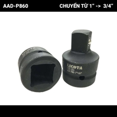 Đầu biến 1" ra 3/4" đen LICOTA