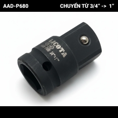Đầu biến 3/4" ra 1" đen LICOTA