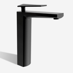 [Luxta] Vòi lavabo nóng lạnh (Thân ống trúc, tay gật gù, bao gồm dây cấp) L1221B/ L1221B Black