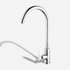 [Luxta] Vòi rửa chén lạnh (Cần cong, tay gạt) L3118NT3