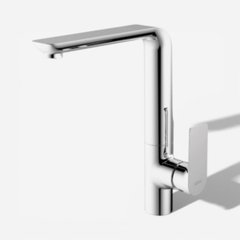 [Luxta] Vòi rửa chén nóng lạnh, (Cần vuông, tay gật gù, bao gồm dây cấp) L3220