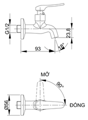 [Luxta] Vòi hồ L4102M