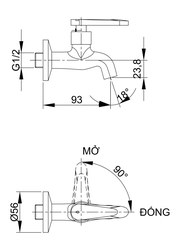 [Luxta] Vòi hồ L4102T3