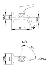 [Luxta] Vòi hồ L4102V
