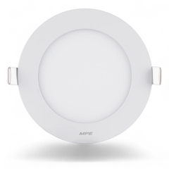 LED Panel âm trần nhôm mặt tròn 9W ánh sáng vàng RPL-9V MPE