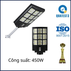 Đèn đường năng lượng mặt trời liền thể 450W KITAWA LT12450