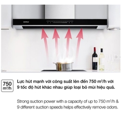 [Hafele] Máy Hút Mùi Gắn Tường Häfele Hc-W705B 533.87.377