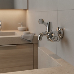 [Luxta] Vòi sen lạnh (Tay gạt và tay vặn) L2105