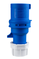 Phích cắm loại di động có kẹp giữ dây 3 cực, 16A, IP44 mã MPN-013 MPE