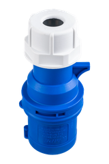 Phích cắm loại di động có kẹp giữ dây 3 cực, 16A, IP44 mã MPN-013 MPE