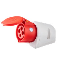 Ổ cắm công nghiệp lắp nổi IP44 MPE 4P 32A MPN-124