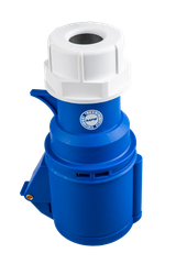 [MPE] Ổ cắm di động có kẹp giữ dây 3 cực, 32A, IP44 mã MPN-223