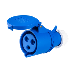 [MPE] Ổ cắm di động có kẹp giữ dây 3 cực, 32A, IP44 mã MPN-223