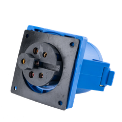 Ổ cắm công nghiệp lắp âm mặt thẳng MPE IP44 3P 32A MPN-323