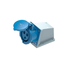 Ổ cắm công nghiệp lắp nổi MPE IP44 3P 32A MPN2-123