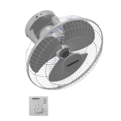 Quạt Đảo Trần Nanoco NOF1650GR / NOF1650BE – 47W, 5 Cánh, Xoay 360°, Điều Khiển Hộp Số