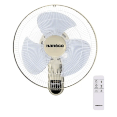 Quạt treo remote NWF1612RC-G (xám) Nanoco
